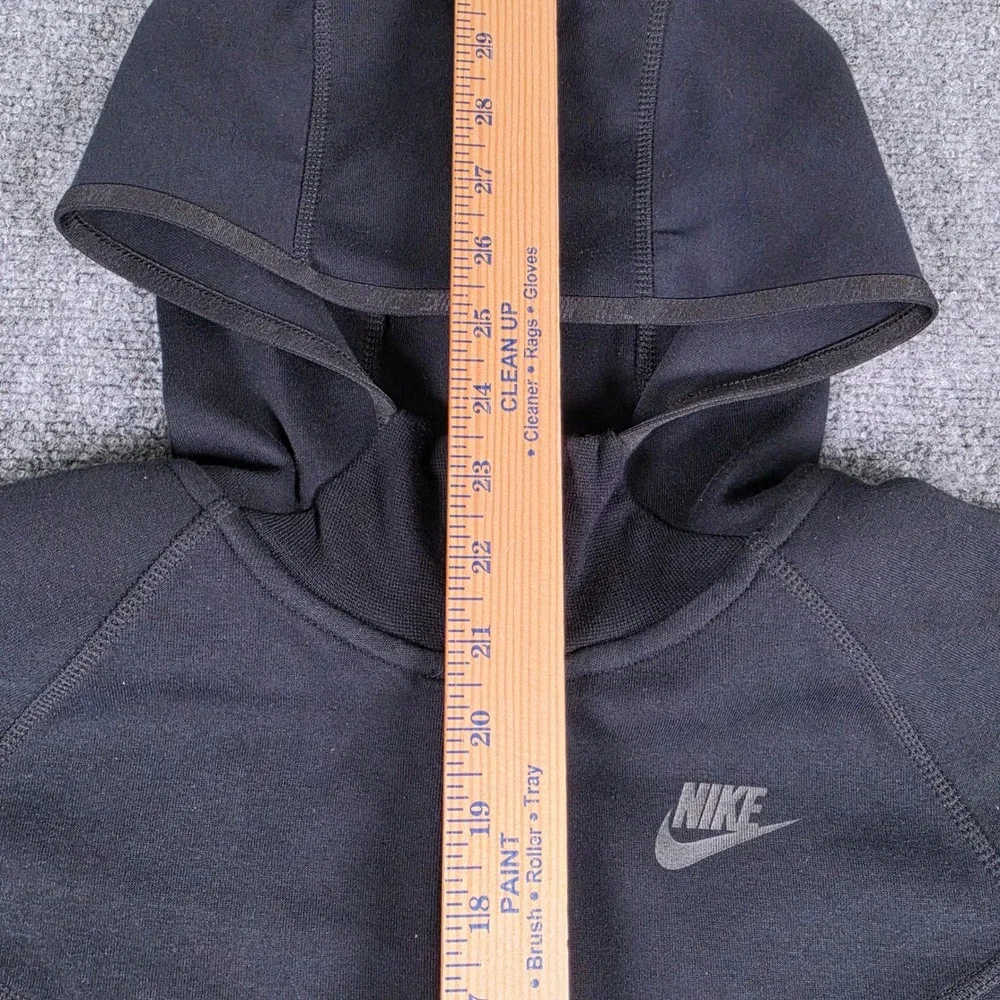 Nike Tech Fleece Full Zip Hoodie Women Medium Black Jacket 657859-010